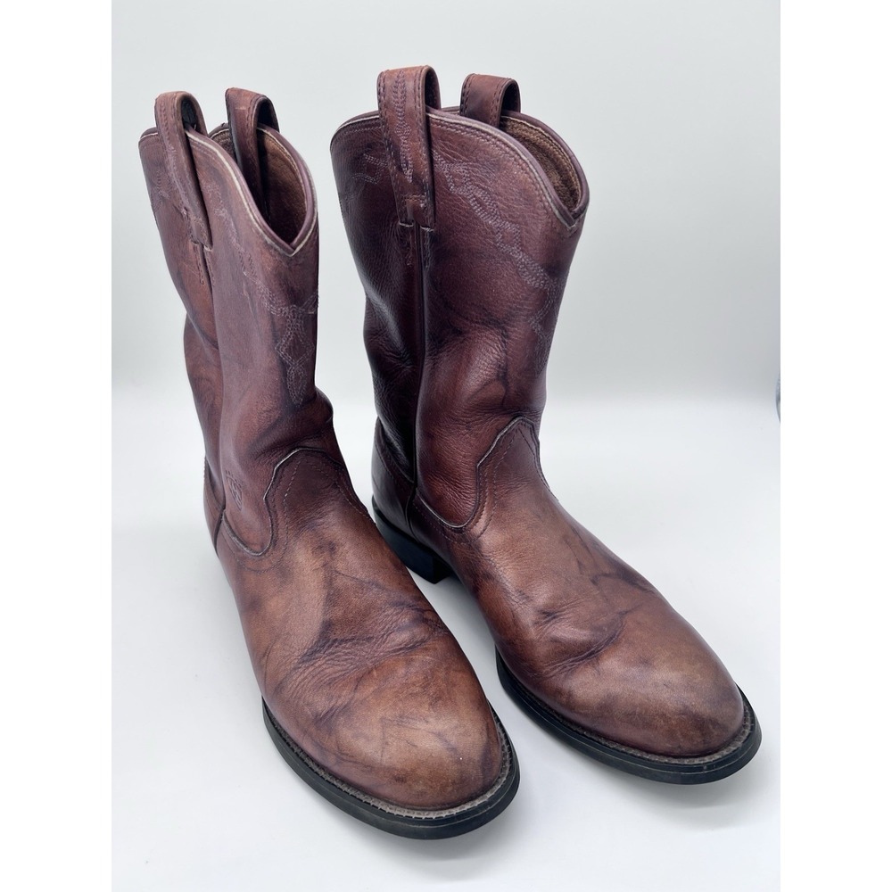 Ariat Boots Women's Sz 8B Brown‎ Leather Cowboy Western 35503